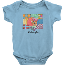 Load image into Gallery viewer, Colorado Baby Bodysuit | Patchwork State Art