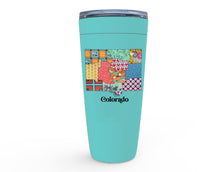 Load image into Gallery viewer, Colorado Travel Coffee Mug | Patchwork State Art