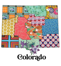 Load image into Gallery viewer, Colorado Travel Coffee Mug | Patchwork State Art