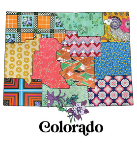 Colorado Travel Coffee Mug | Patchwork State Art