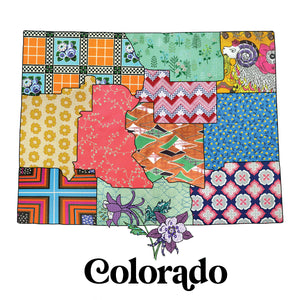 Colorado Toddler T-Shirt | Patchwork State Art