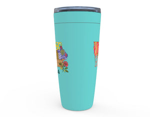 Iowa Travel Coffee Mug | Patchwork State Art