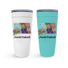 Load image into Gallery viewer, North Dakota Travel Coffee Mug | Patchwork State Art