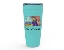 Load image into Gallery viewer, North Dakota Travel Coffee Mug | Patchwork State Art