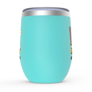 Minnesota Insulated Wine Tumbler | Patchwork State Art