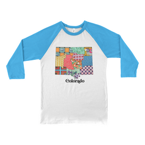 Colorado Raglan Shirt | Patchwork State Art