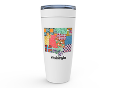 Load image into Gallery viewer, Colorado Travel Coffee Mug | Patchwork State Art