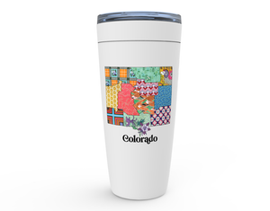 Colorado Travel Coffee Mug | Patchwork State Art