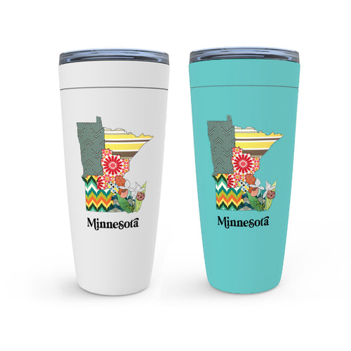 Minnesota Travel Coffee Mug | Patchwork State Art